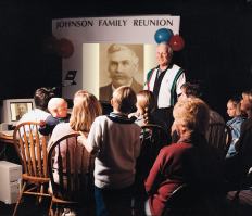 Slide Show at Family Reunion