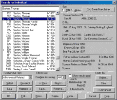Advanced Filtering Screen